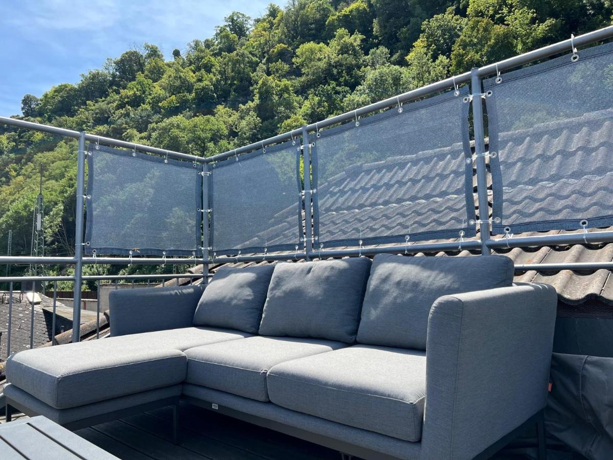 Ferienwohnung "Drei Burgen Blick" Sankt Goar Exteriör bild