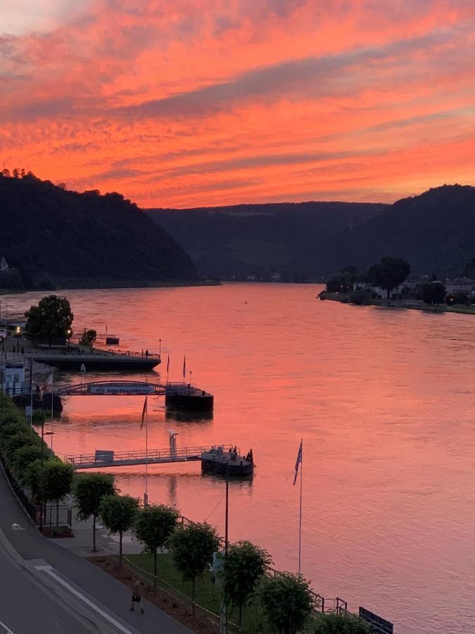 Ferienwohnung "Drei Burgen Blick" Sankt Goar Exteriör bild